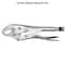 Teng Tools 10" Plated, Round & Flat Power Grip Locking Pliers -  4 401-10 - alternate 4